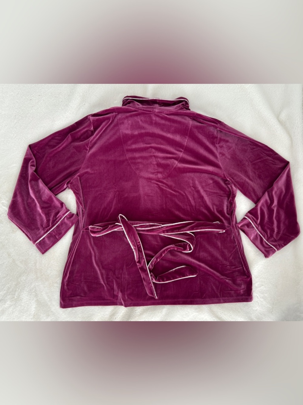 INC International Concepts Vivid Orchid Velvet Pajama Top, Size XXL - NWT - Picture 6 of 10